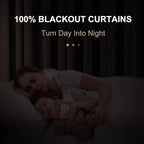 Faux Linen Total Blackout Curtains - Image 2
