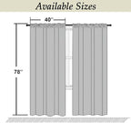 Simplebrand Ava Lilac Blackout Curtains - Image 9