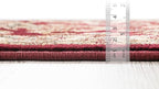 Rugs.com - Aditi Rug – 8 Ft Square Red Easy-Clean Rug – Traditional Medallion - Image 4