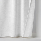 MIULEE Bleached Linen Kitchen Curtain 24 Inches Length 2 Panels Farmhouse | - Image 7
