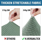 H.VERSAILTEX 4 Piece Stretch Sofa Covers - Image 3