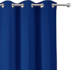 Blackout Curtains 42 x 63 inch/Royal Blue Curtains Set of 2 Panels/Thermal - Image 7
