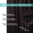 NICETOWN 100% Blackout Lined Curtains, 1 Pair, 2 Thick Layers Completely - Image 5