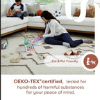 nuLOOM Jeni Navy Checkered Washable Area Rug - Image 6