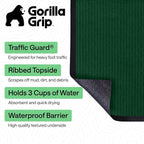 GORILLA GRIP Waterproof Traffic Guard Door Mat, Indoor Outdoor Heavy Duty - Image 2