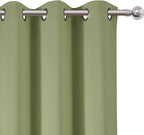 Sage Green Thermal Blackout Curtains/38 x 84 Inch/Set of 2 Panels Room - Image 6