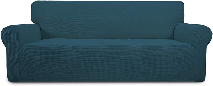 Easy-Going Stretch Oversized Sofa Couch Slipcover Washable Deep Teal | 1-Piece by Easy-Going