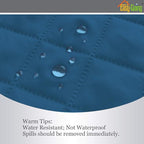 Easy-Going Reversible Couch Cover, 3 Cushion Sofa, Peacockblue/Beige | X-Large - Image 4