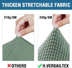 H.VERSAILTEX 4 Piece Stretch Sofa Covers - Image 3