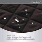 Easy-Going Reversible Couch Cover, 2 Cushion Sofa, Chocolate/Beige | Loveseat - Image 4