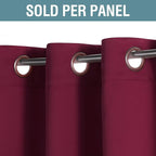 H.VERSAILTEX Blackout Curtains for Christmas Small Window Kitchen Blackout - Image 2