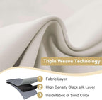 H.VERSAILTEX Solid Grommet Thermal Insulated Blackout Curtain Panels/Drapes - Image 3