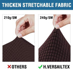 H.VERSAILTEX 4 Piece Stretch Sofa Covers - Image 3