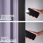 SimpleHome Lilac 100% Blackout Curtains Room Darkening Living Room 45 Inch | - Image 4