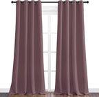 NICETOWN Dry Rose Blackout Curtains 96" Long - Image 2