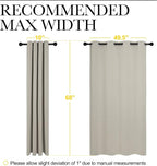 NICETOWN Room Darkening Curtain Panels - Image 7