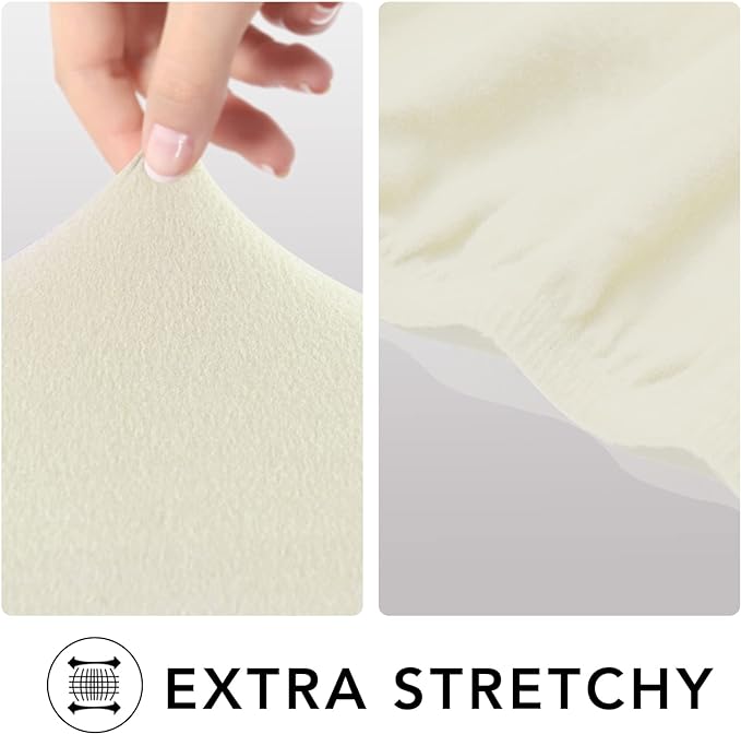 PureFit Stretch Loveseat Covers Fleece Couch Covers - Image 3