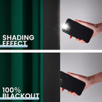 SimpleHome Dark Green 100% Blackout Curtains Room Darkening Living Room 36 | - Image 4