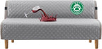 Turquoize 100% Waterproof Futon Cover Futon Slipcover Washable Armless Sofa Bed by Turquoize