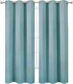 Stone Blue Thermal Blackout Curtains/38 x 84 Inch/Set of 2 Panels Room - Image 2
