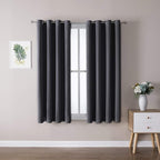 ChrisDowa Blackout Curtains for Bedroom and Living Room 63 Inches Long | 2 by ChrisDowa