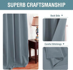 H.VERSAILTEX Blackout Curtain for Living Room Small Window Kitchen Blackout - Image 3