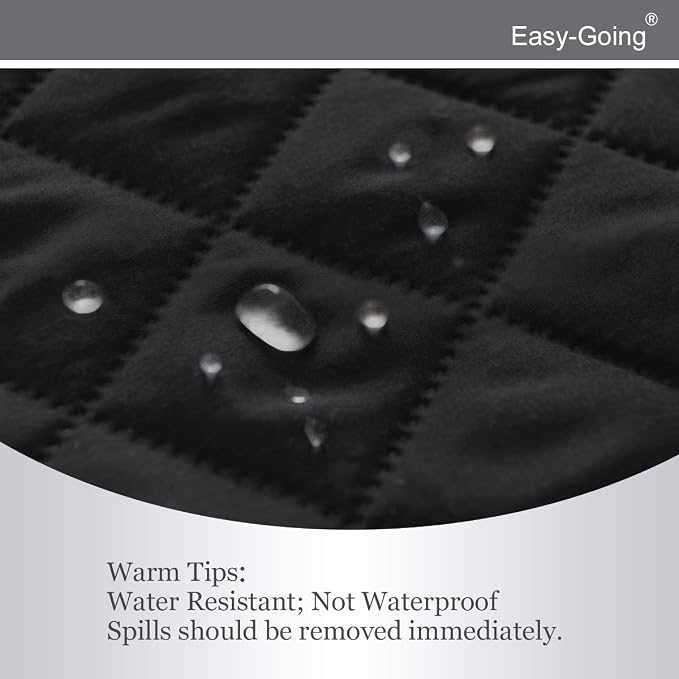 Easy-Going Reversible Couch Cover, 2 Cushion Sofa, Water Resistant Furniture Mat - Image 4