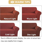 H.VERSAILTEX Stretch Couch Cover Loveseat Covers - Image 3