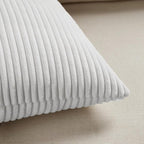 Fancy Homi 2 Packs White Lumbar Decorative Throw Pillow Covers 12x20 Inch - Image 5