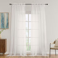Ivory Bedroom Curtains 96 Length by OVZME