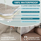 Turquoize 100% Waterproof Couch Cover Sofa Covers - Image 3