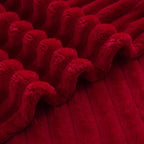 Red Fleece Throw Blanket 90”×90” - Image 6