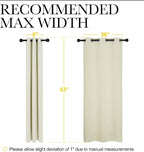 NICETOWN Kitchen Curtains for Decoration, Thermal Insulated Grommet Room - Image 6