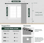 H.VERSAILTEX Linen Curtains 100% Blackout Curtains - Image 9