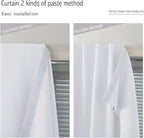 Portable Light Blocking Curtains Self Stick Design Removable Adhesive Window - Image 6