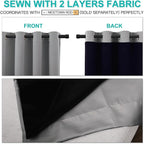 NICETOWN 100% Blackout Curtains - Image 5