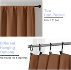 Simplebrand Ava Sun Baked Blackout Curtains - Image 3