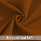 Yakamok Burnt Orange Room Darkening Curtains 84 inch Sliding Door Drapes | 1 - Image 4