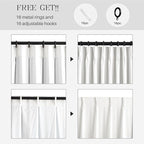 Pinch Pleated Linen Curtains 100% Blackout 84 Inches Long - Image 7