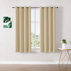 ChrisDowa Blackout Curtains for Bedroom and Living Room 63 Inches Long | 2 by ChrisDowa