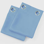Sky Blue Blackout Curtains 34 x 84 Inch Length/Set of 2 Curtain Panels/Thermal - Image 9