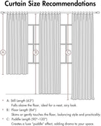 MIULEE Sage Green Pinch Pleated 100% Blackout Linen Curtains 40x108 Inches | - Image 9