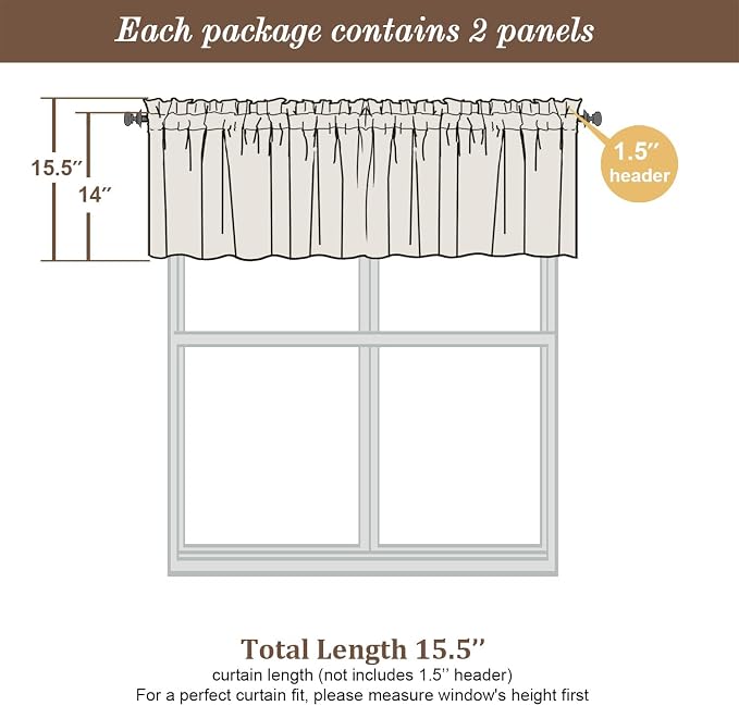 Chyhomenyc Sheer Lilac Valances - Image 3