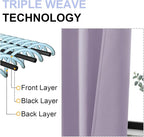 Simplebrand Ava Lilac Blackout Curtains - Image 5