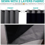 NICETOWN 100% Blackout Curtains - Image 5