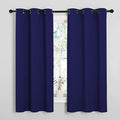 NICETOWN Navy Blue Blackout Curtains 68 inches Length by NICETOWN