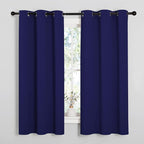 NICETOWN Navy Blue Blackout Curtains 68 inches Length by NICETOWN