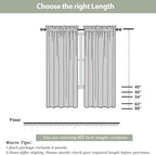 Light Pink Sheer Curtains 63 Inch Length 2 Panels Set - Image 8
