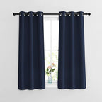 NICETOWN Blackout Navy Curtains & Drapes 48 inch Long by NICETOWN