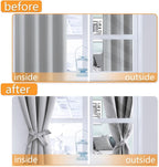 Blackout Curtains for Bedroom, 52 x 63 Inches Length, Window Curtains for - Image 4